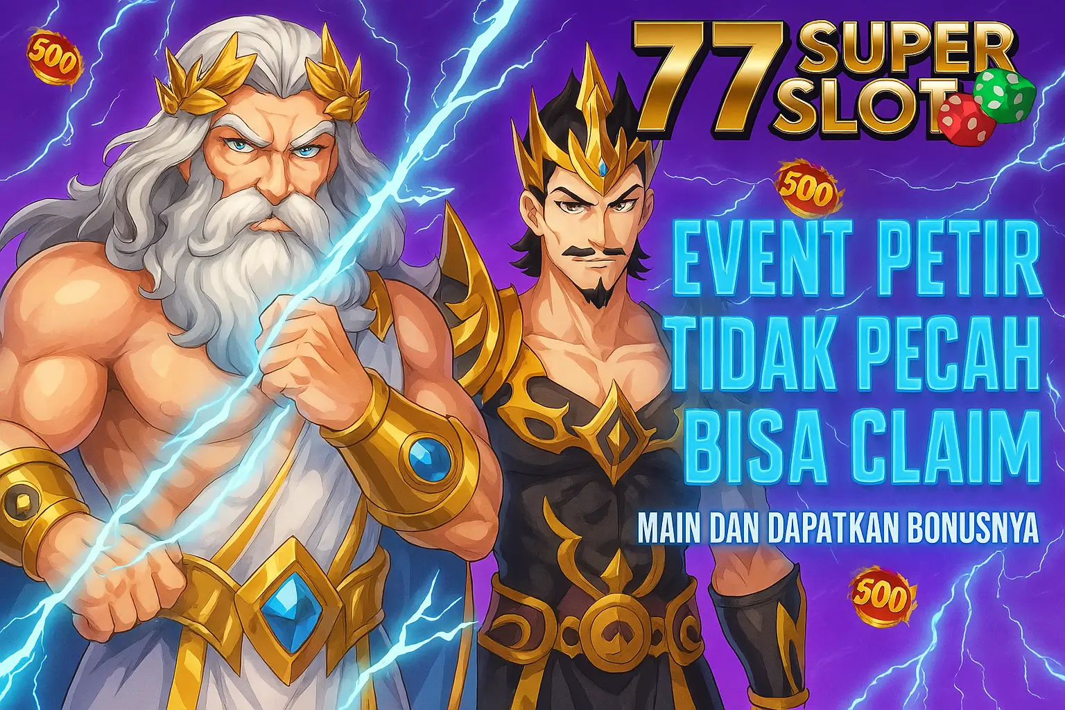Bonus lucky spin setiap minggu situs slot online 77SUPERSLOT